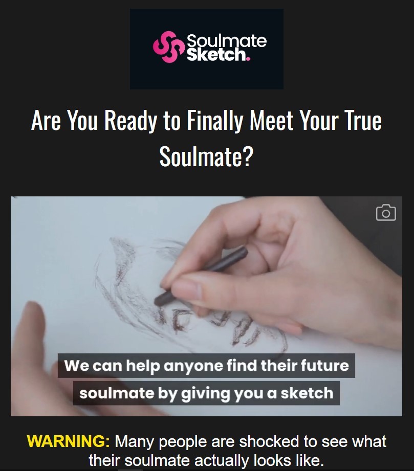 soulmate sketch website screenshot