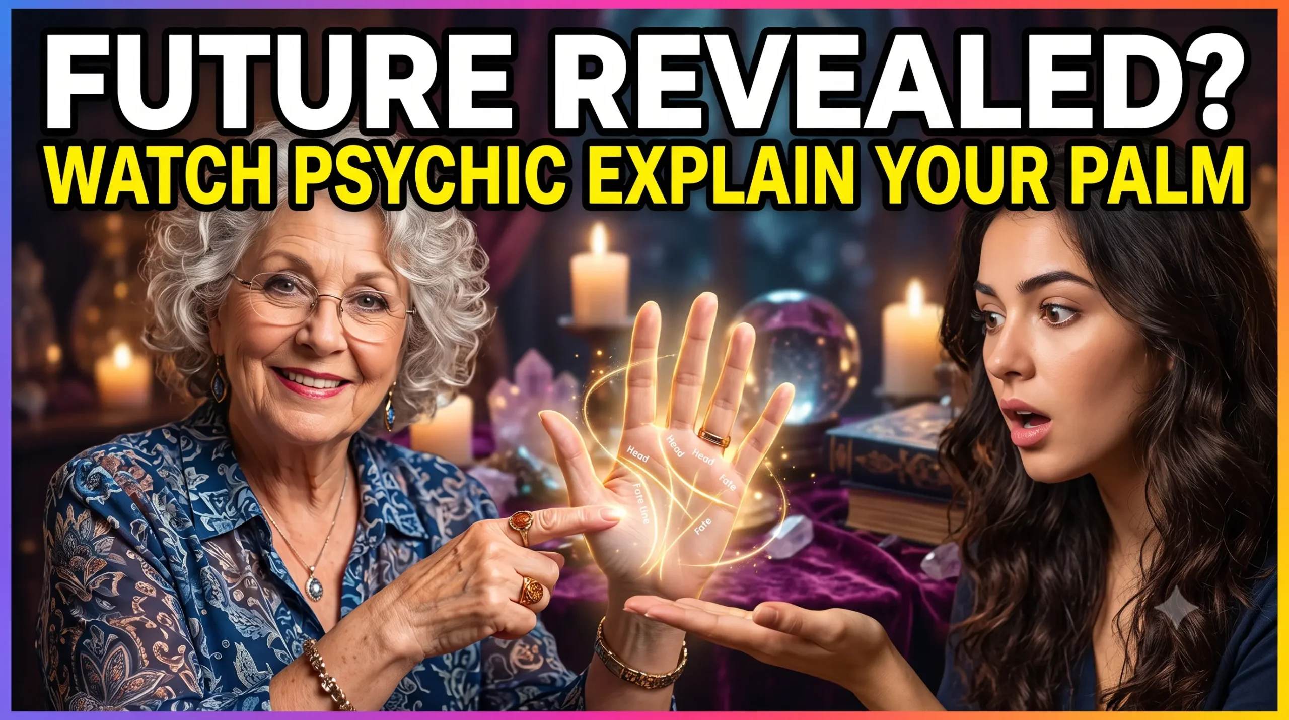 Psychic Violetta palm reading