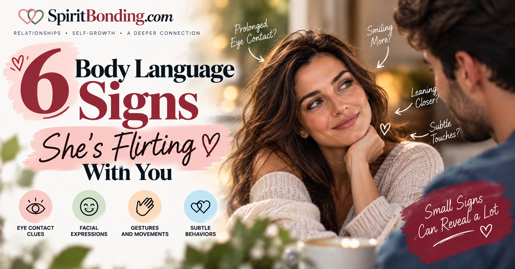 signs she's flirting with you
